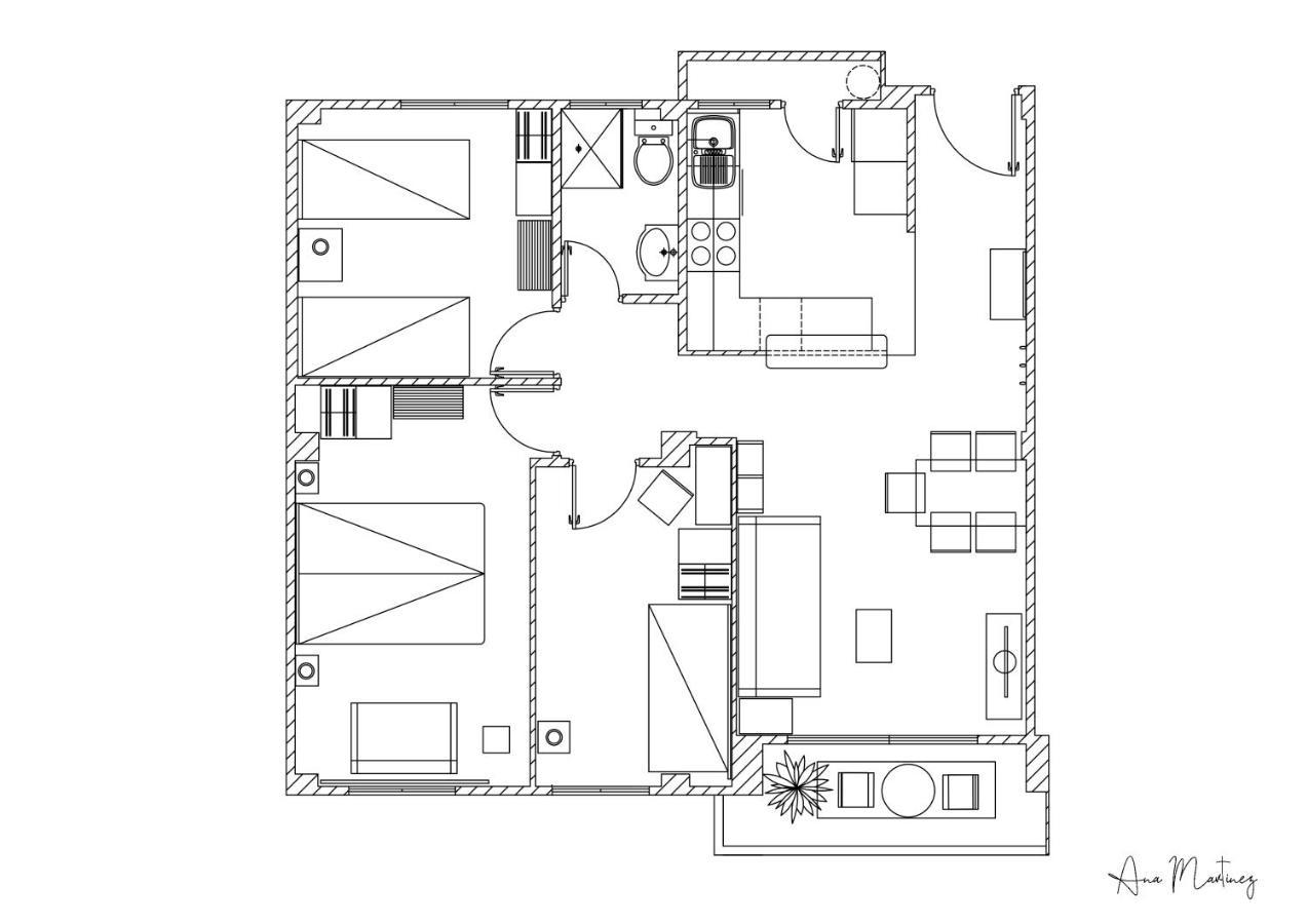 Apartamento Luminoso. Comodo. Acogedor. Wifi. Junto A Ave Valencia