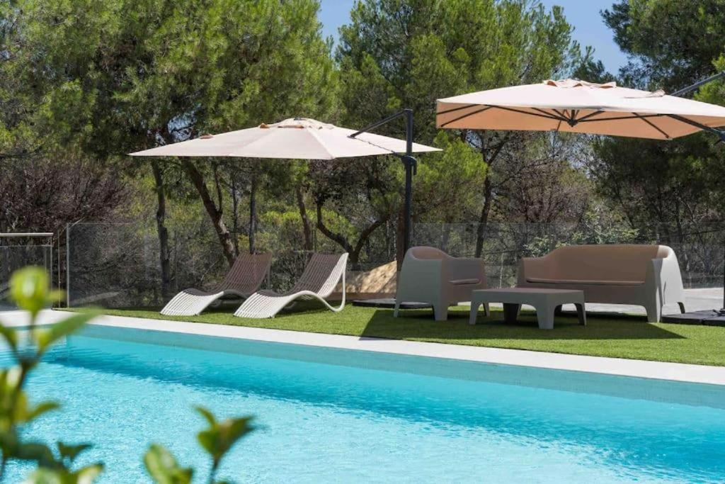 Calma Villa. De Lujo, Jacuzzi Y Piscina Apartamento