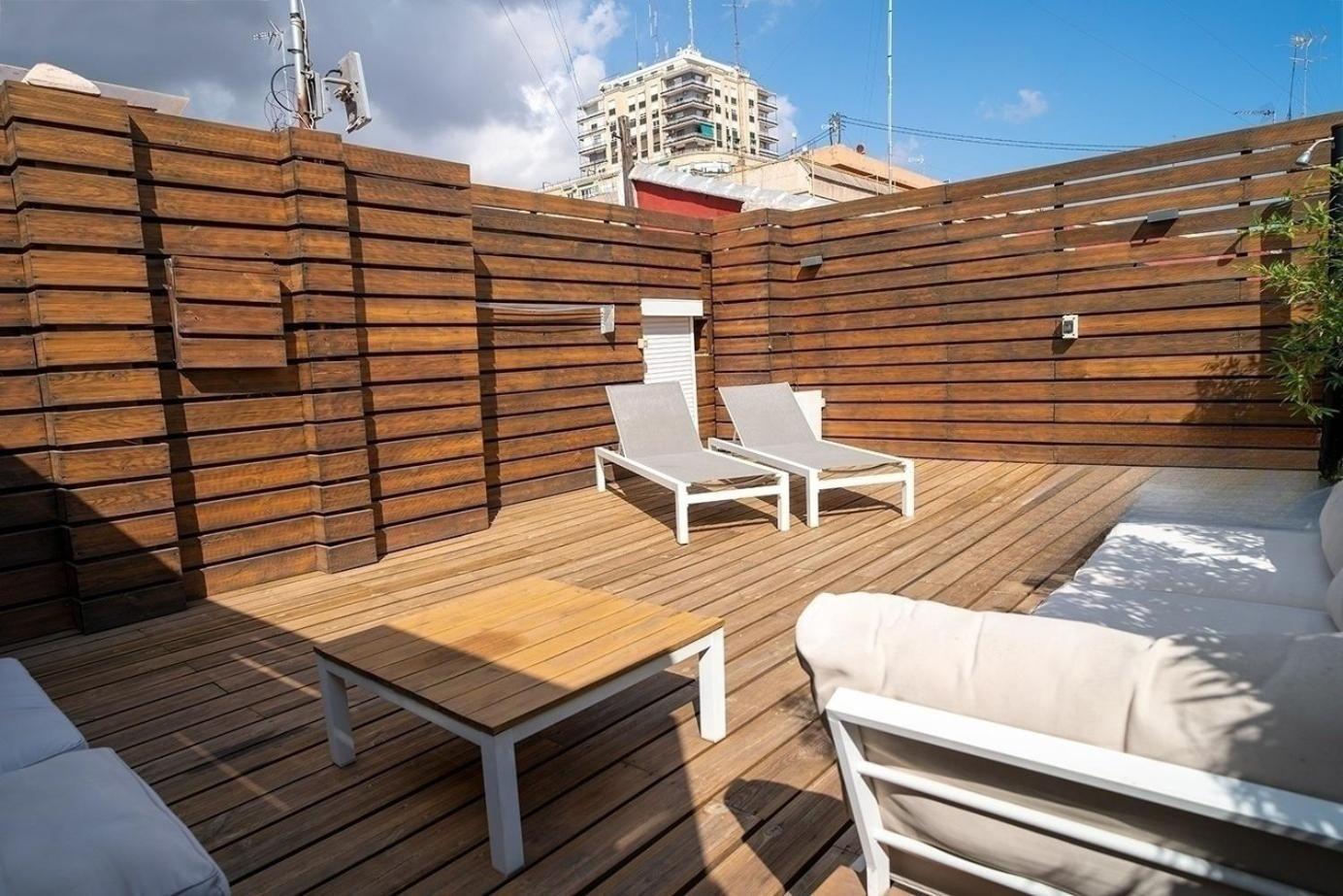 Atico Con Terraza Y Jacuzzi En El Centro * Valencia
