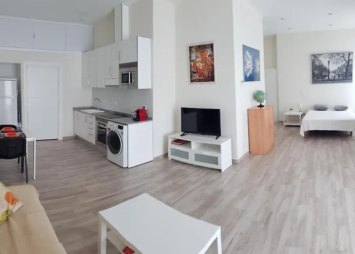 Spacious studio apartment in Cabanyal