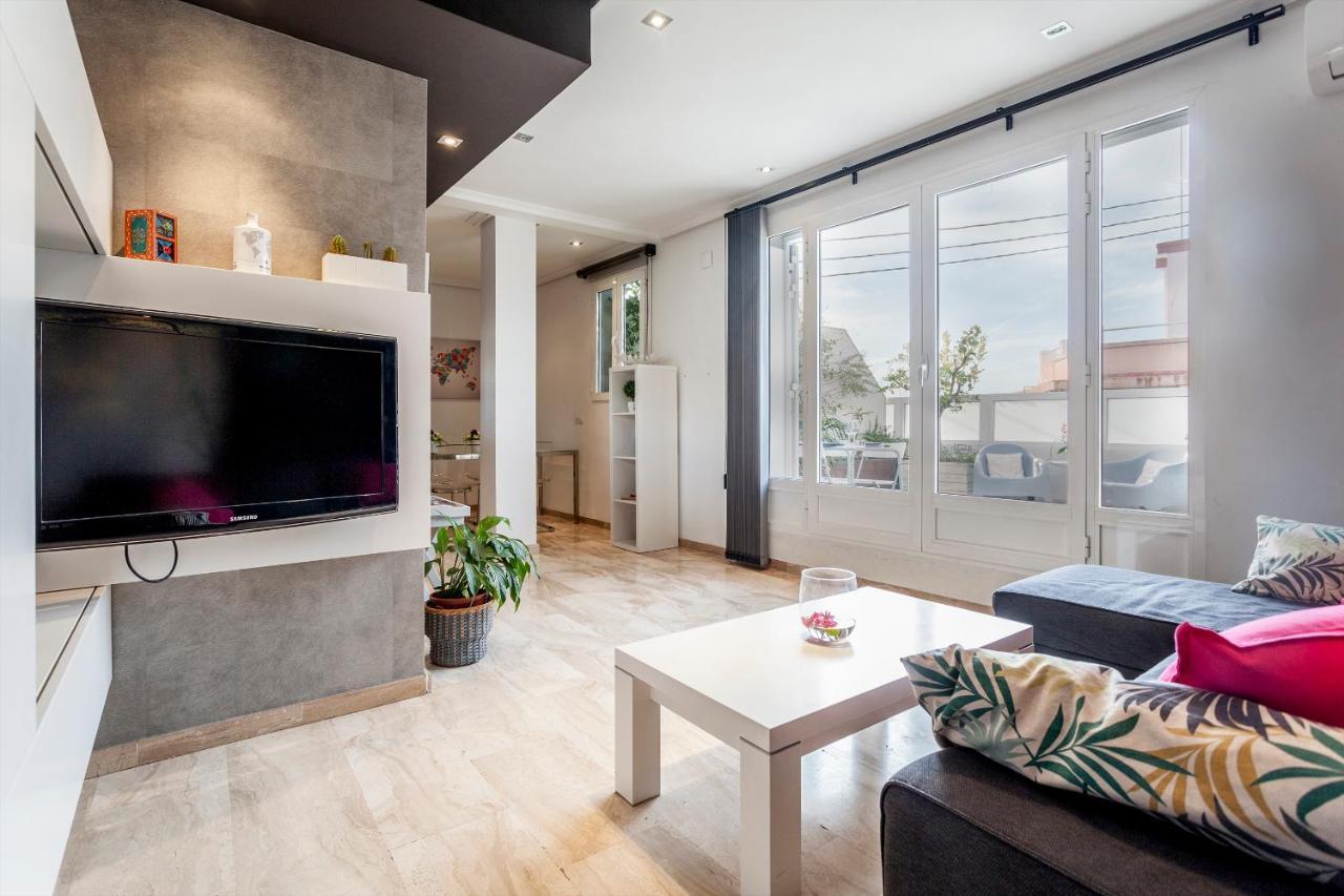 Penthouse On Malvarrosa Beach Apartamento