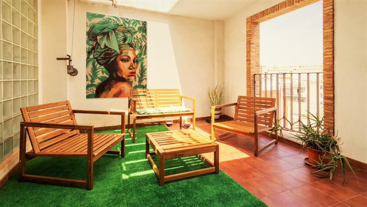 Apartment Penthouse Duplex In A 4 Floors Spanish House -8 Min To Center By Metro Valencia