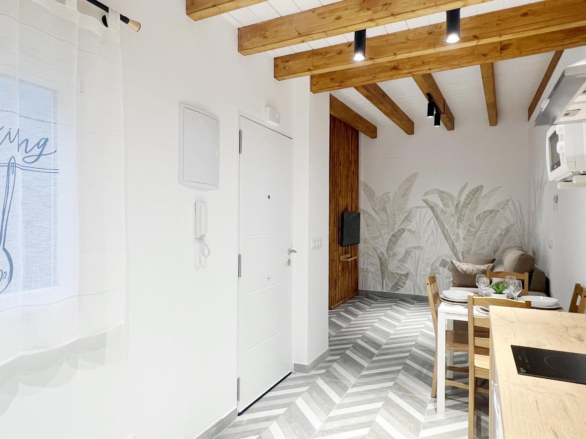 Encantador Vigas De Madera Apartment Valencia