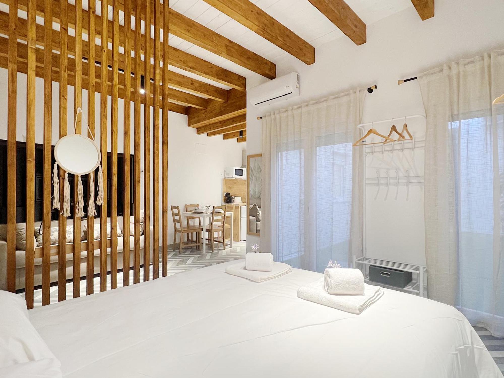 Apartment Encantador Vigas De Madera