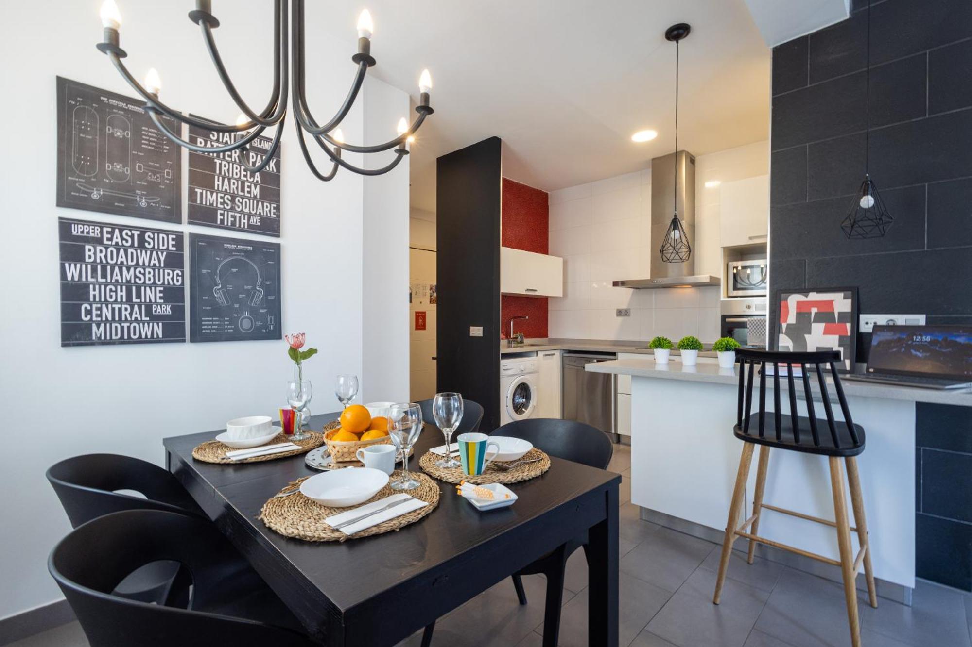 Apartamento Stylish 2 Bedroom Ac Wifi Terrace Attic In Center Valencia