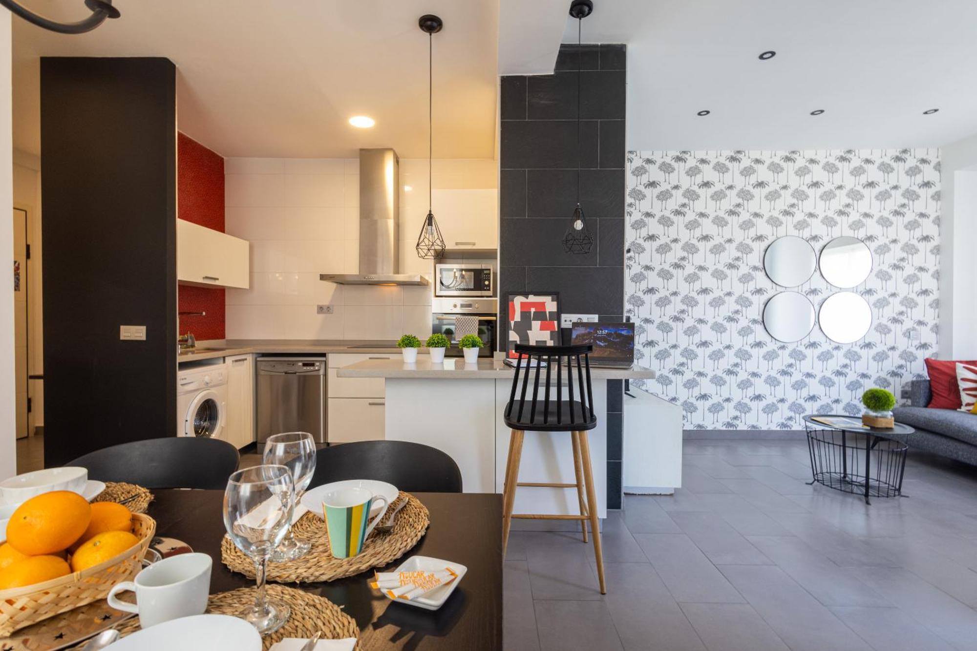 Apartamento Stylish 2 Bedroom Ac Wifi Terrace Attic In Center