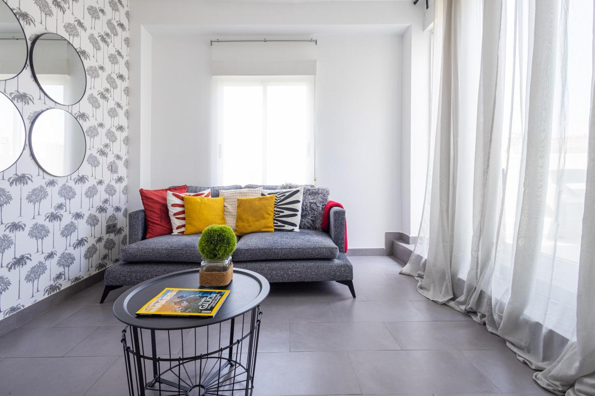 Stylish 2 Bedroom Ac Wifi Terrace Attic In Center Valencia