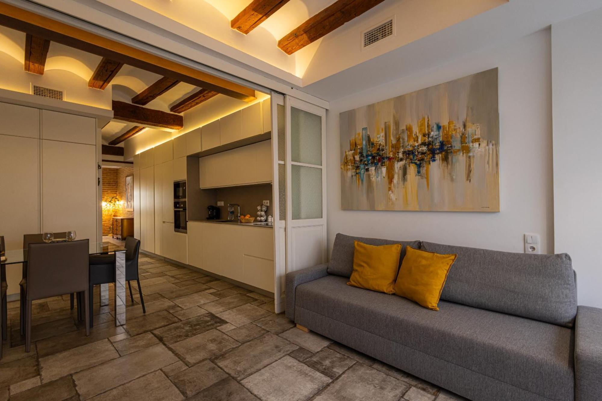 Florit Flats - Center Modern 1br 2bth Terrace Wi-fi Ac Apartamento Valencia