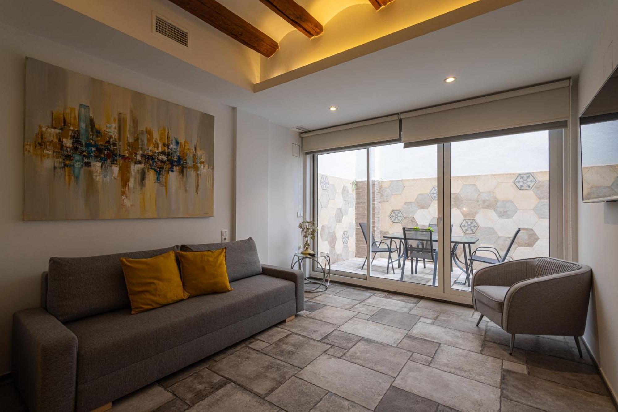 Florit Flats - Center Modern 1br 2bth Terrace Wi-fi Ac Apartamento Valencia