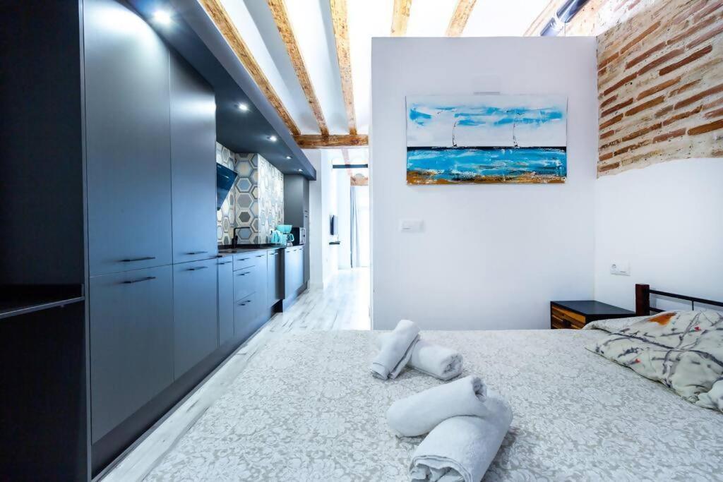 Chic Estudio Privado Al Lado De La Playa Valencia