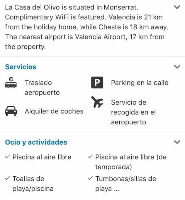 Сasa de vacaciones La Casa Del Olivo En Montserrat - *