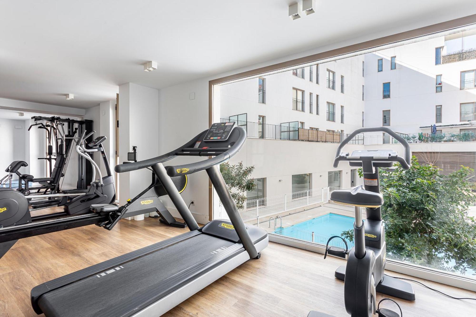 The Urban Oasis - Gym-pool-24h7 Security Thehavenescape