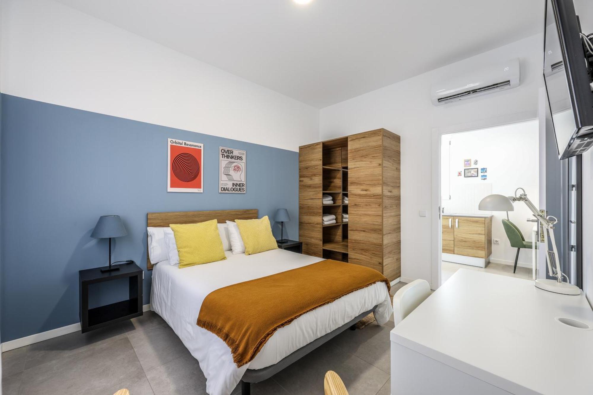 Apartment 2 Hab En Malvarrosa A Metros De La Playa, Con Terraza Y Zonas Comun 3d *