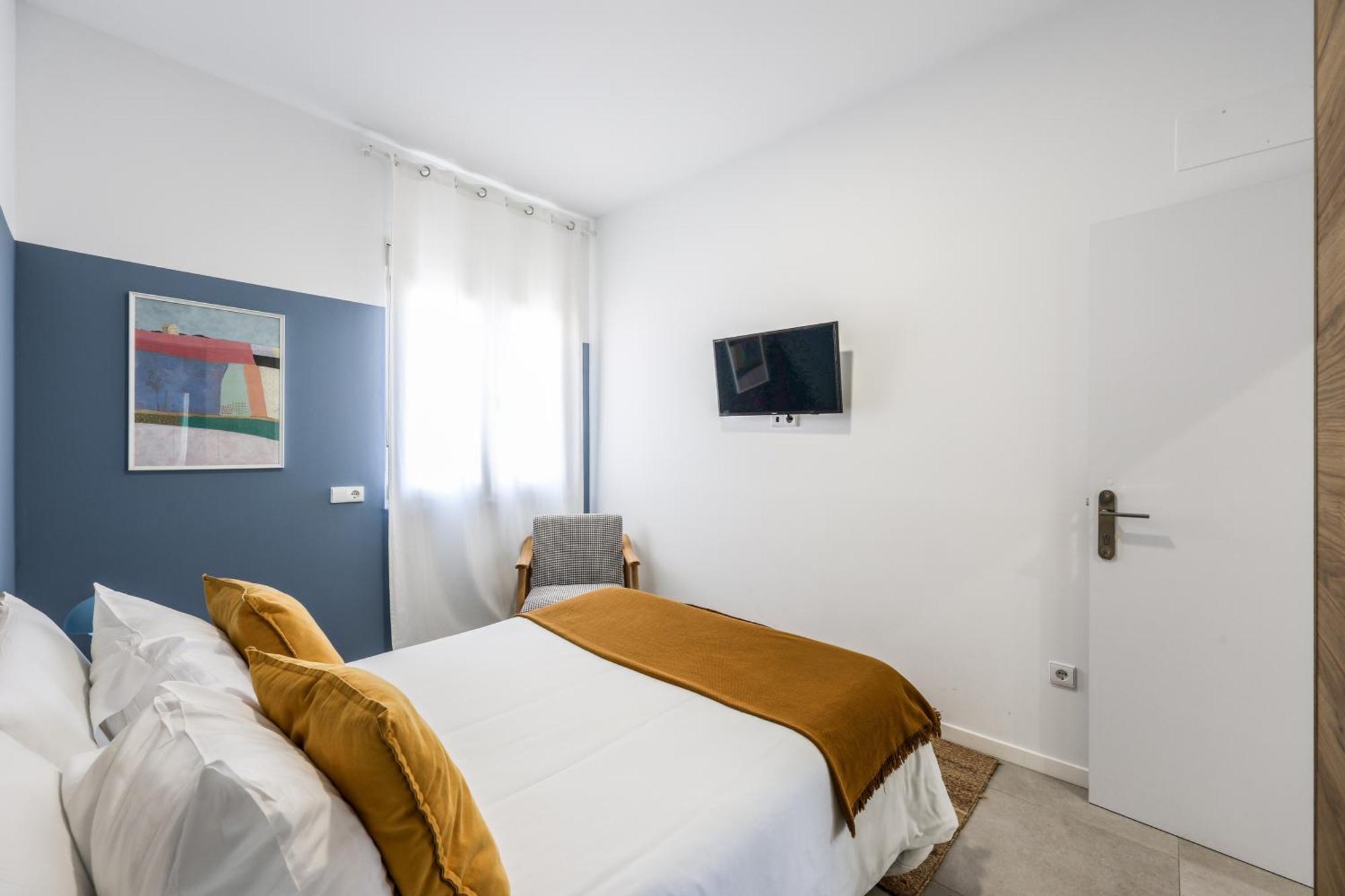 2 Hab En Malvarrosa A Metros De La Playa, Con Terraza Y Zonas Comun 3d *