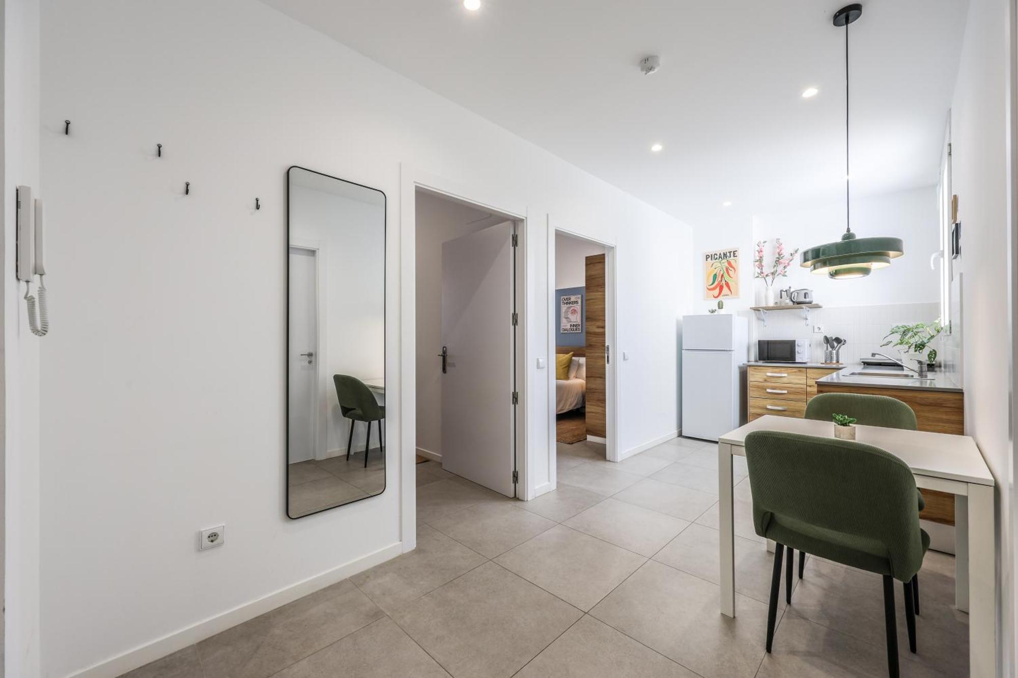 Apartment 2 Hab En Malvarrosa A Metros De La Playa, Con Terraza Y Zonas Comun 3d