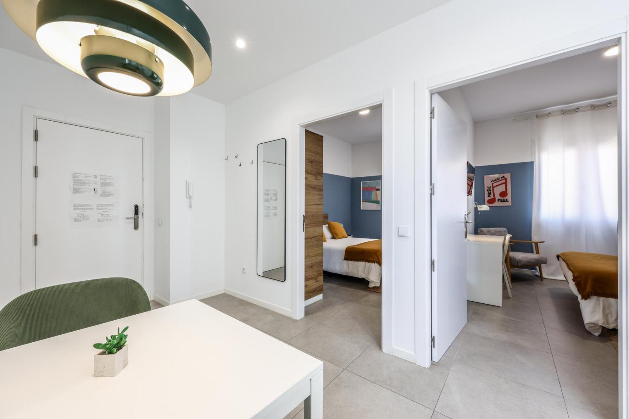 2 Hab En Malvarrosa A Metros De La Playa, Con Terraza Y Zonas Comun 3d Apartment
