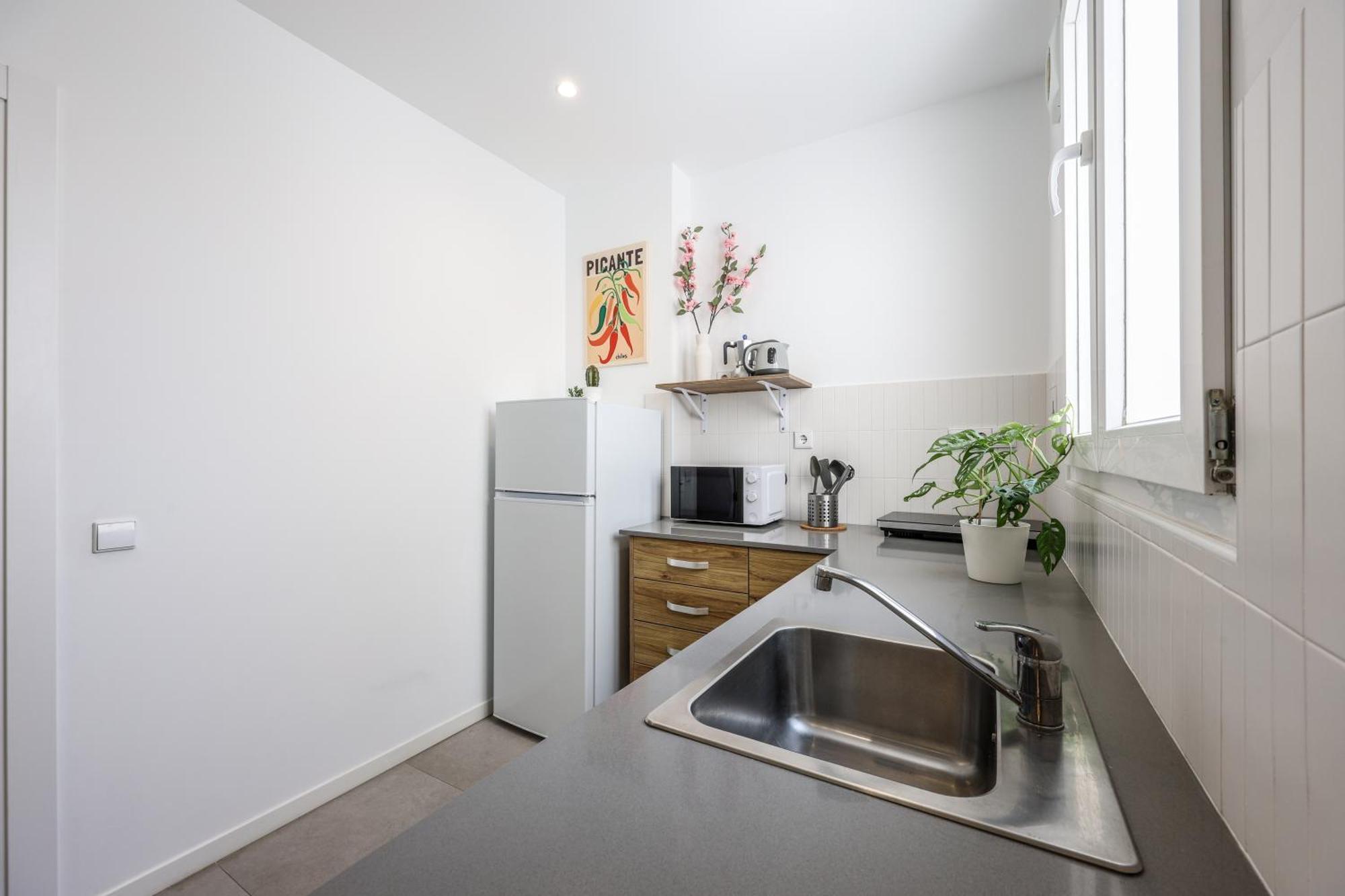 Apartment 2 Hab En Malvarrosa A Metros De La Playa, Con Terraza Y Zonas Comun 3d