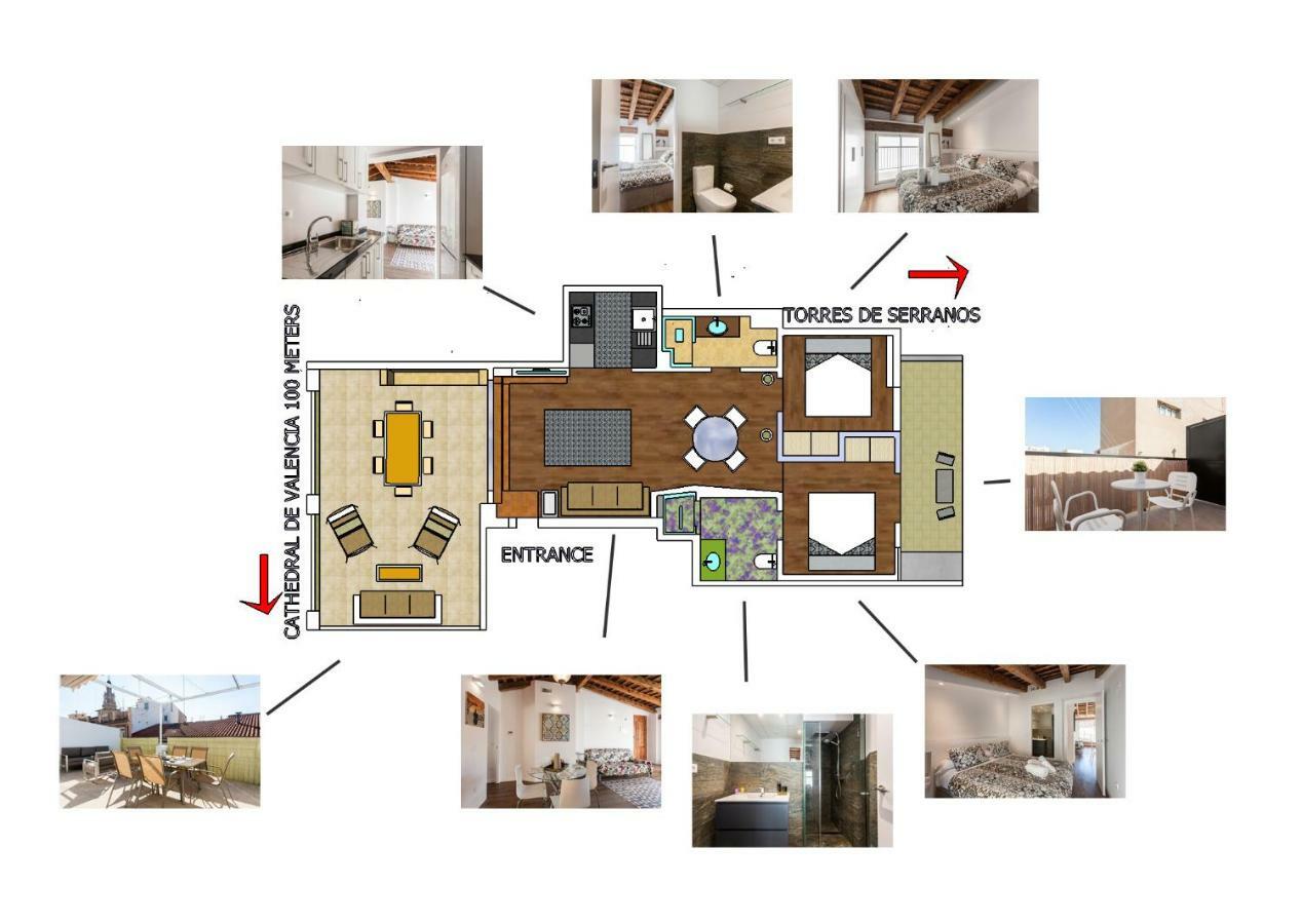 Apartamento Florit Flats - Center 2br 2ba Attic Terrace View Wifi Ac *