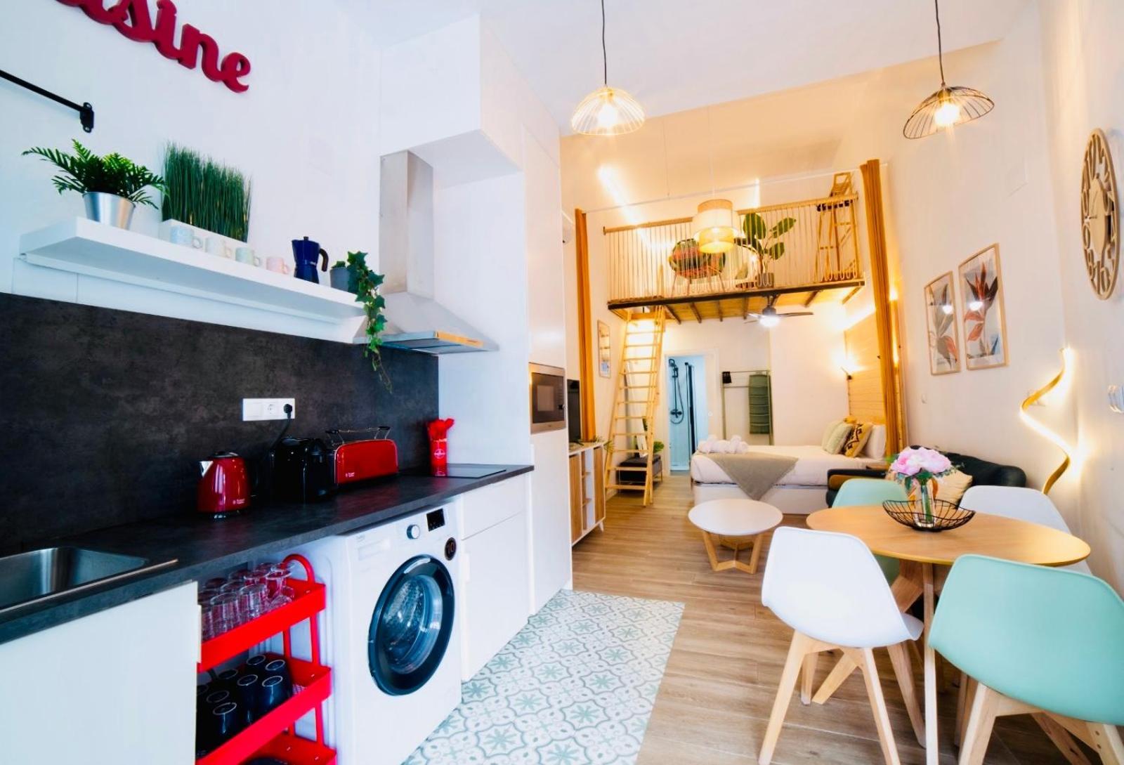 Apartamento B2 Verdeguer - Cozy Loft Close To The *