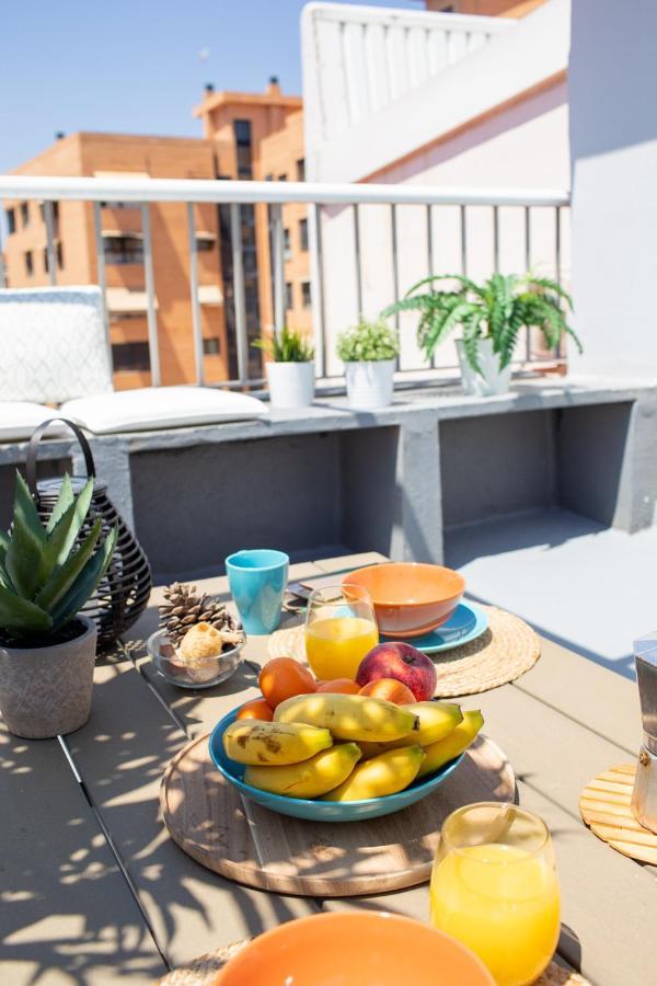 Florit Flats - Cabanyal 3 Bedroom Wifi Ac Terrace Penthouse