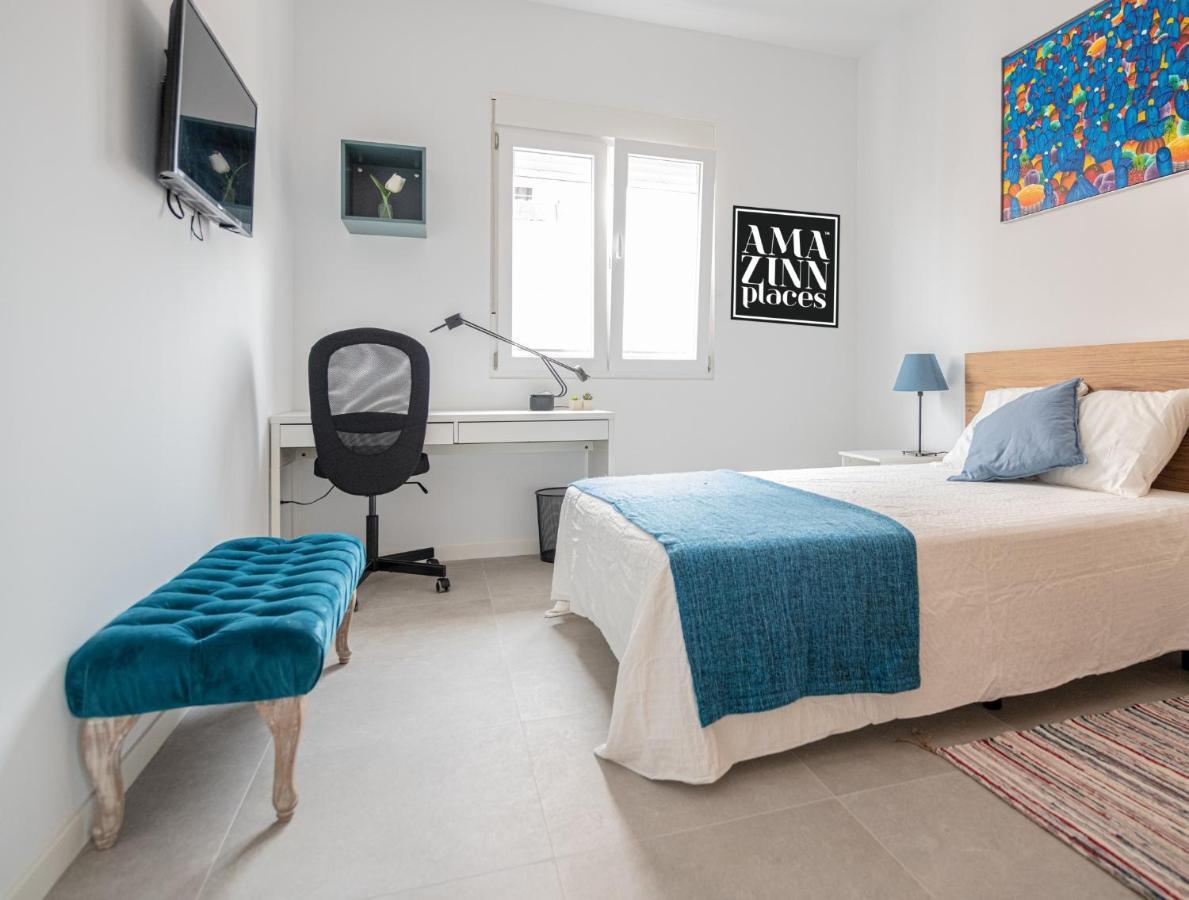 2 Hab En Malvarrosa A Metros De La Playa, Con Terraza Y Zonas Comun 3d Apartamento *