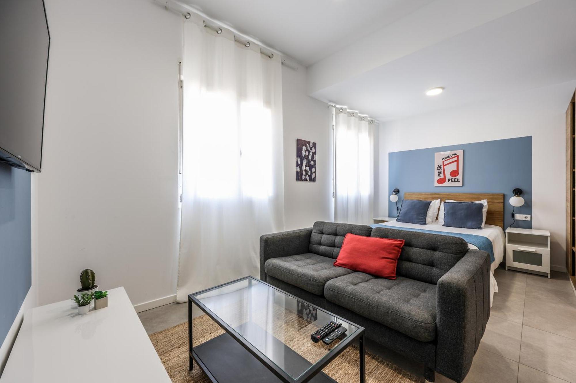 Apartamento Acogedor Estudio A Metros De La Playa, Con Zonas Comunes Y Terraza 3b *